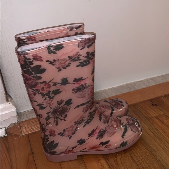 Giorgio Armani Shoes | Armani Floral Pink Rain Boots Brand New Size 40 | Color: Pink | Size: 10 | Pm-84999157's Closet